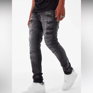 Jordan Craig Sean Fit Revelation Denim Size 38x32 Industrial Black